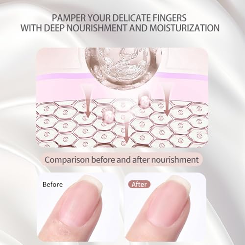 5pcs Cuticle Oil Roller Nourishing Moisturizing Roll On Cuticle Oil for Convenient Portable Nail Rollerball for On the Go Hydration and Care - color: 5pcs