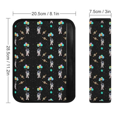 2PCS Universal Fit Car Seat Belt Pad for Kids, Most Cars, Space Astronaut Galaxy Balloon Seat Belt Cushion, Shock Absorption - color: Pattern 796