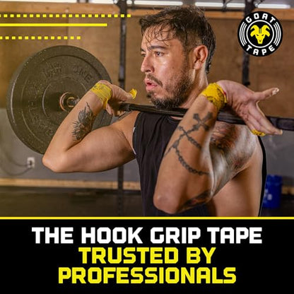 Goat Tape Super Stretchy Thumb Tape - Weightlifting Hook Grip Tape & WOD Tape for Cross Training, Gym Workout Tape, Athletic Finger Wrap - Flexes with Every Move - 15 Feet per Roll (Pink 4-Pack) - color: Pink 4-pack