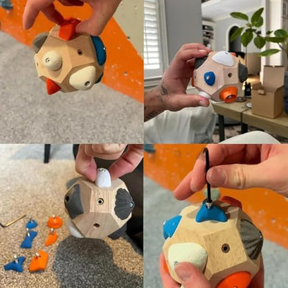 Handcrafted Climbing Balls That Improve Strength and Accuracy, a Finger Training Tool for Climbers
