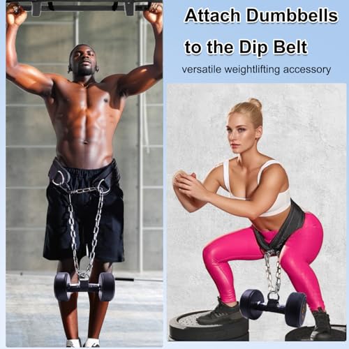 J Bryant Loading Dumbbells Strap for Dip Belt Squat Pull-up,Load Dumbbells Kettlebells on Barbells Weightlifting Accessory - size: 1 piece L