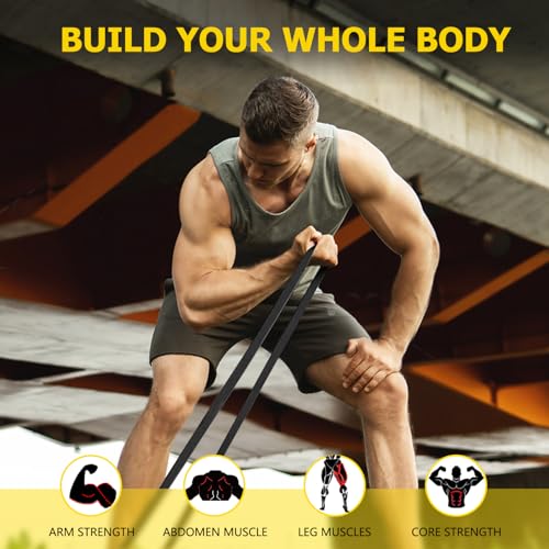 Pull Up Bands, Resistance Bands, Pull Up Assistance Band Exercise Bands for Men & Women Working Out, Body Stretching, Physical Therapy, Muscle Training - color: Green