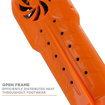 DryGuy Travel Dry DX Boot Dryer and Shoe Dryer, Orange & Black