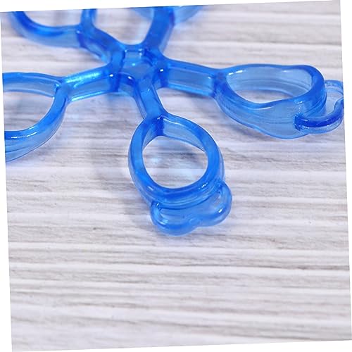 LIOOBO 3PCS Finger Strength Trainer Set Adjustable Resistance Finger Exerciser Hand Rehabilitation Tool for Guitar Players Rock Climbing and Strength Training (Yellow Red Blue)