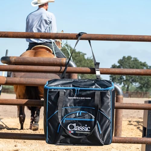 Classic Professional Rope Bag, Black-Blue