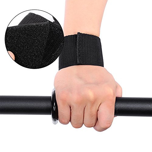 Weight Lifting Straps with Hook | Wrist Support for Heavy Lifting/Deadlifts/Pull - Ups | Adjustable Gym Hook Grip Strap | Helps Avoid Grip Loss & Wrist Strain