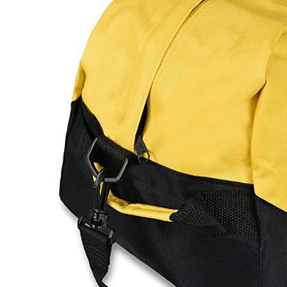 21" Large Duffle Bag with Adjustable Strap - color: Gold