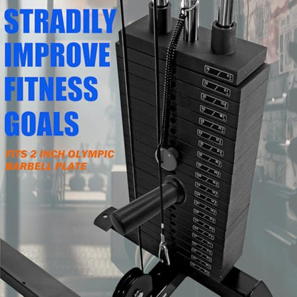 Weight Stack Extender Pins, Weight Stack Pins for Home Gym Cable Strength Exercise Machine, 2-Pack - size: 8mm*110mm