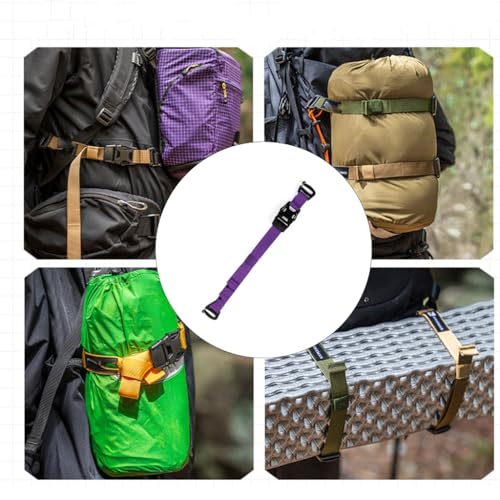 Quickly Detaches Lashing Strap Durability Outdoor Gears Attachments for Backpacks Expansion - color: Military Green