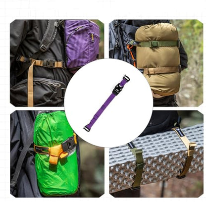 Quickly Detaches Lashing Strap Durability Outdoor Gears Attachments for Backpacks Expansion - color: Military Green