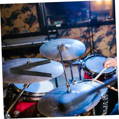 1pc Cymbal Strap Black Cymbal Accessory for Enhanced Grip and Stability Lightweight Design for Easy Use for Musicians and Drummers