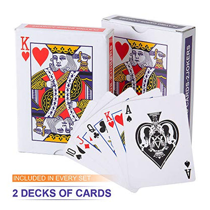 Poker Chip Set - 300PCS Poker Chips with Aluminum Case, 11.5 Gram Chips for Texas Holdem Blackjack - style: 300pcs
