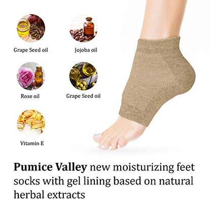 Pumice Stone for Feet Set - Natural Lava Foot Stone Callus Removing Set - Foot Care Kit for Dry Cracked Feet Body Hands - Health Foot Care - color: Brown