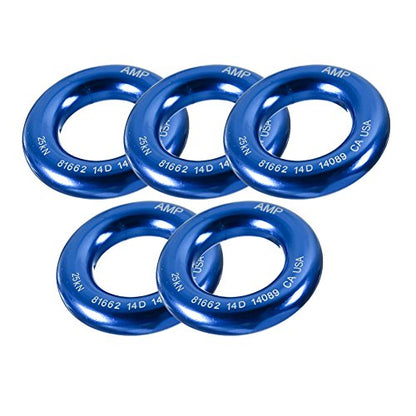 Fusion Climb Aluminum O-Ring Small 2" - style: 2" 5pack Blue