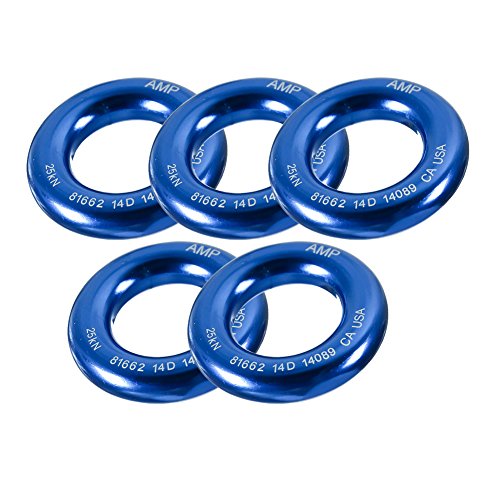 Fusion Climb Aluminum O-Ring Small 2" - style: 2" 5pack Blue