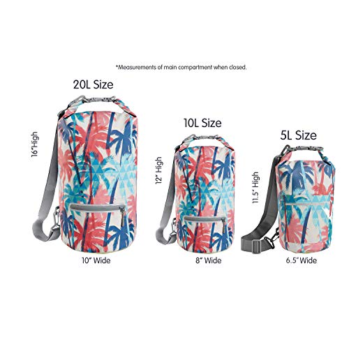 Skog Å Kust DrySak Roll Top Waterproof Bag, 5, 10 & 20 Liter - color: Palm, size: 5 Liter