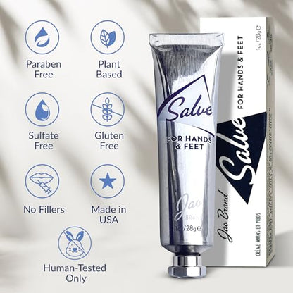 Jao Brand Hand Salve | Moisturizer For Hands & Body | Softens & Smoothens | Hand Balm For Dry Skin | Made With Natural Ingredients | No Parabens, No Sulfates | 1 oz