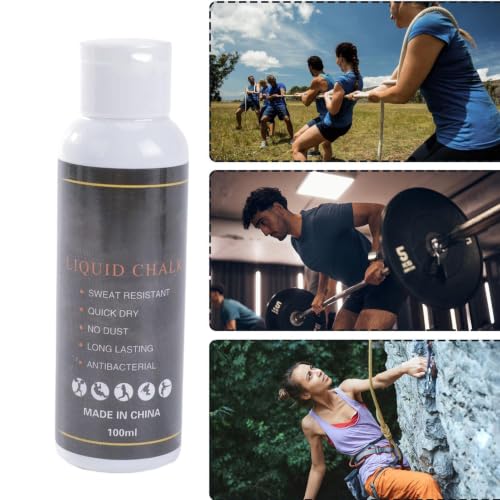 Chalk Liquid Grip Enhancer Sports – Powder Grip Enhancer Chalk Liquid for | Grip Enhancer Chalk Liquid for Rock Climbing Badminton Weightlifting | Gymnastics Fitness Tennis Golf Chalk Liquid Grip - color: 100ML