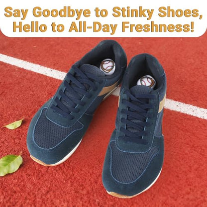 Knixmax Sneaker Deodorizer Shoe Odor Eater Balls Gym Bag Freshener 12 Packs