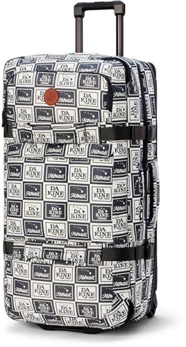 Dakine SPLIT ROLLER BAG 110L HAWAII | Patented split-level design packs like a portable closet; YKK zippers and rugged wheels built for years of travel. - color: ASPHALT CHECKER, size: 110 Liter