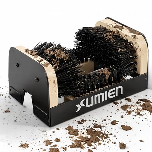 Boot Scraper Outdoor Shoe Brush No Flaps, for Mud, Dirt & Snow | Boot Scraper & Shoe Brush, Heavy-Duty Outdoor Use, for Mud, Dirt & Snow, Weather-Resistant, Durable Bristles, Freestanding - color: No Flaps, size: 1 Pack
