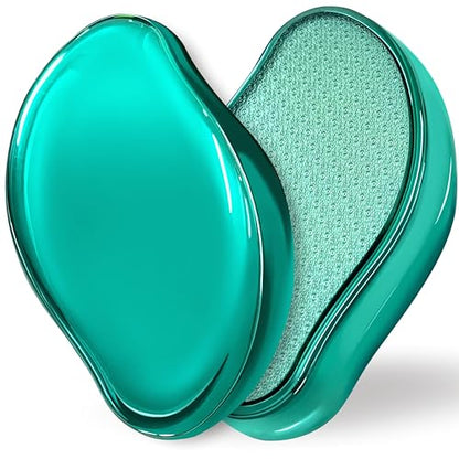 GABOX Nano Glass Pro Foot File, Feet Callus Remover, Dead Skin Exfoliator | Heel & Foot Scrubber, Pedicure SPA Tool for Women & Men, Removedor de Callos en Los Pies, Crystal Green - style: Crystal Green