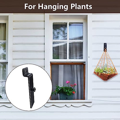 Metal Slatwall Utility Hooks, 10pcs Commercial Slatwall Picture Hook Notch Picture Display Hooks Hangers Painting Hook for Photo Frame Painting Arts Center Slat Panel (Black) - color: Black