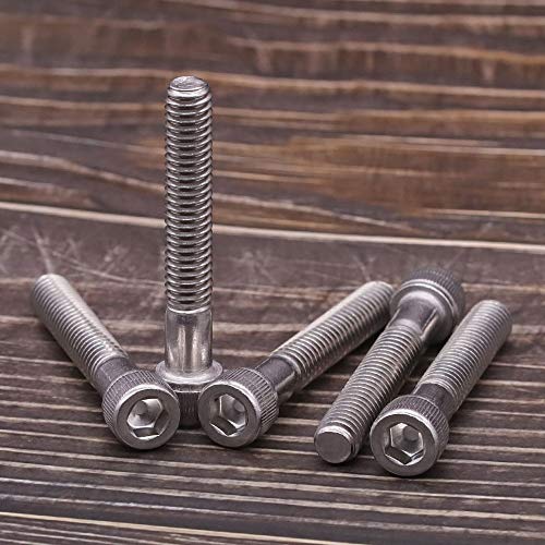 3/8-16 x 1-3/4" Socket Head Cap Screw Bolt, 304 Stainless Steel 18-8, Allen Hex Drive, Coarse Thread UNC, 10 PCS - size: 3/8-16 x 1-3/4"