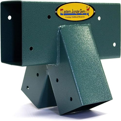 Eastern Jungle Gym Easy 1-2-3 90° A-Frame Swing Set Bracket Heavy Duty for Ez, Simple Install - DIY Swing Set Parts | Heavy Duty DIY Swing Set Hardware for Outdoor Playset Frame Construction, 90 Degree Bracket Beam Connector - style: 90° A-Frame Swing Set