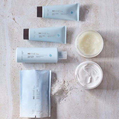 REvival Hand & Nail Cream - Deeply Moisturizing with Dead Sea Minerals, Jojoba, Argan & Aloe - Non-Greasy, Fast Absorbing, Nourishes & Protects Dry Hands & Nails 100ml | 3.4 oz