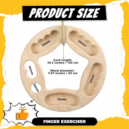 Hangboard Rock Climbing for Climbing Home Training Finger Strengthener, Pull-up Grip Arm Training Portable Finger Board Rock Holds Indoor and Outdoor - style: Round
