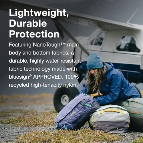 Osprey Transporter Lightweight Travel Duffel Bag - Extra Large Water Resistant Durable Gear Bag for Men and Women - color: Pine Leaf/Earl Grey, style: 40l