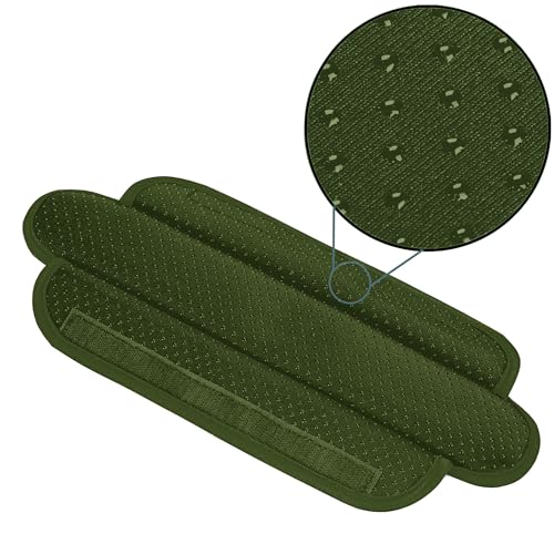 Ultra Thick & Breathable Universal Shoulder Pad Cushion for Bag - Long & Comfort - color: Army Green