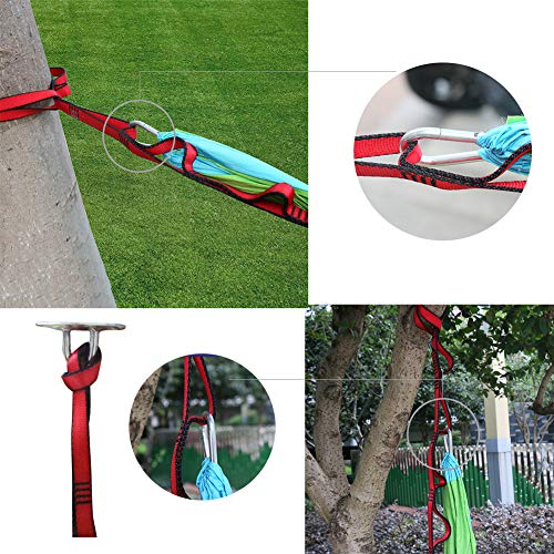 2Pcs Daisy Chain Rope High Strength Nylon Loops Adjustable Yoga Pilates Rope Swing Extension Straps Strong Daisy Chains (Blue)