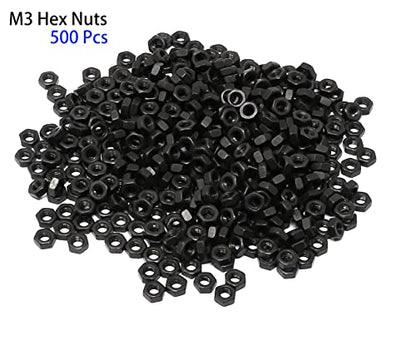 iexcell 1500 Pcs M3 x 4/6/8/10/12/16/20/25/30/35/40/45/50 Alloy Steel 12.9 Grade Hex Socket Head Cap Screws Bolts Nuts Washers Assortment Kit, Black Oxide Finish - size: M3 x 4/6/8/10/12/16/20/25/30/35/40/45/50mm