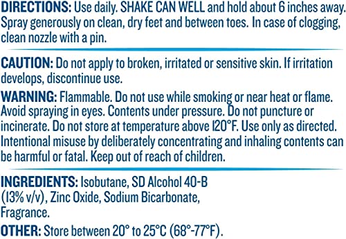 Dr. Scholl’s Odor-X ODOR-FIGHTING Spray-Powder // All-Day Odor Protection and Sweat Absorption - Packaging May Vary (Pack of 2)