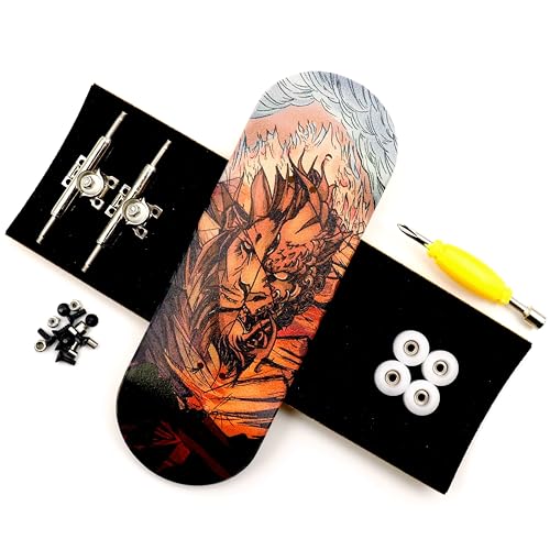 32mm Pro Fingerboard 12 Constellation Series Wooden Finger Board (Leo) - color: Leo