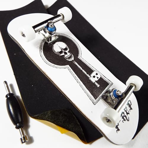 P-REP V2 Pro Performance Complete Wooden Fingerboard kit with Urethane Wheels and Bushings 32mm - Skeleton Key - color: Skeleton Key