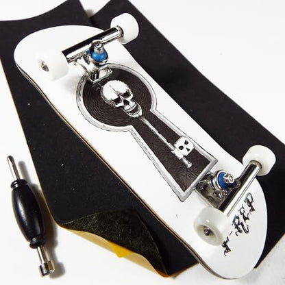 P-REP V2 Pro Performance Complete Wooden Fingerboard kit with Urethane Wheels and Bushings 32mm - Skeleton Key - color: Skeleton Key