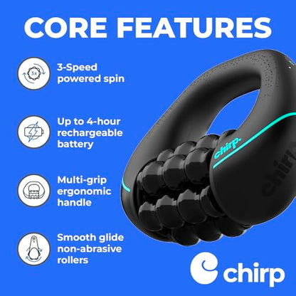 Chirp RPM Mini Rolling Percussive Massager, Deep Tissue Muscle Roller - style: RPM Mini