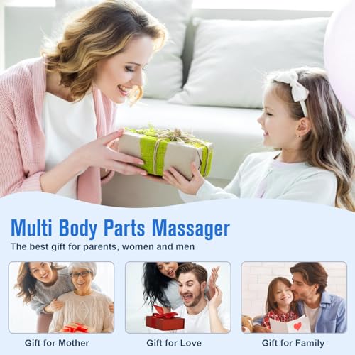 Trigger Point Massage Tool,Two Shapes Handheld Back and Neck Massager for Pain Relief,Muscle Release Tool Manual Massage Hook Back Neck Shoulder Massager Blue - Gift for Women & Men - color: Blue