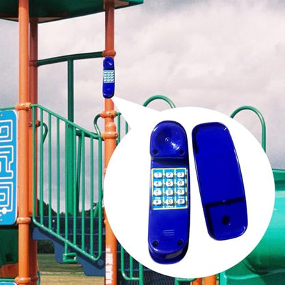 Swing Set, Telephone Toy, Swing Set, Accessories, Playground, Game for Children, Blue