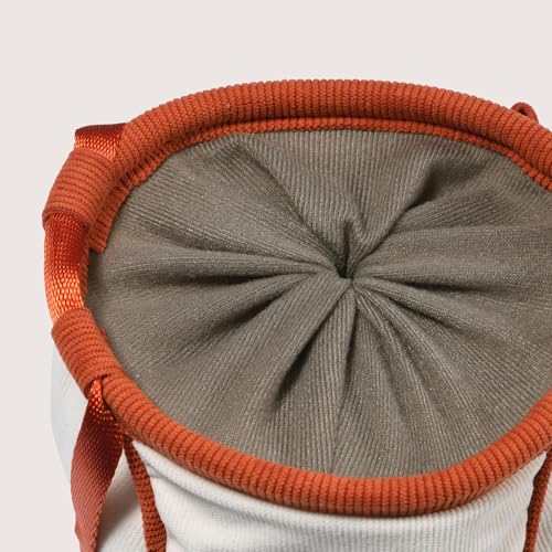 KAILAS Chalk Bag for Climbing Bouldering Giftbox Wide Opening Brush Holders Rock Climbing Gear - color: Orange