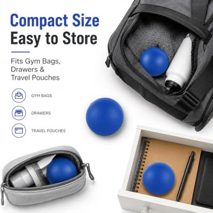 Hand Exercise Grip Ball, Finger Strengthener, Wrist and Hand Training Tool for Sports and Fitness - color: Blue