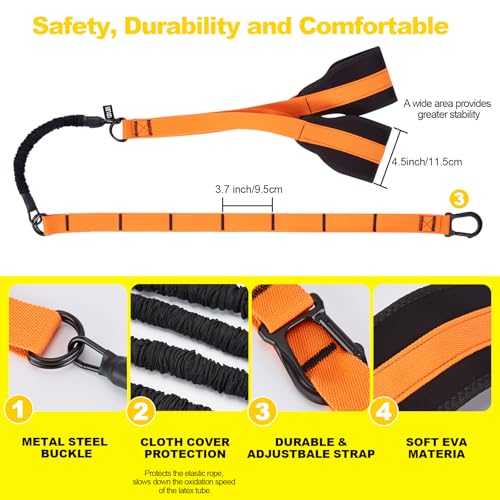 WELSPO Pull Up Assistance Bands, Adjustable Heavy Duty Resistance Band