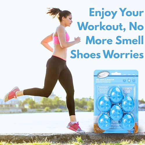 Air Jungles Shoe Deodorizer Balls Upgraded Formula 12 Ct, Fresh Linen Scent | Odor Eliminator for Sneaker, Gym Bag, Locker and Drawer, Natural Fresheners with Essential Oil, Up to 180 Days - size: 6 Count (Pack of 2)