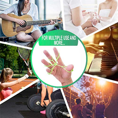 3PCS Finger Stretcher Resistance Bands Strength Trainer for Forearm Exercise Guitar Finger Strengtheners Rock Climbing 6.6 8.8 11 Pounds - color: style 2-2
