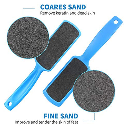Fu Store Pedicure Foot Files Callus Remover with Double Sided Feet Rasp | 3 Pack Foot File for Dead Skin Professional Scrubber for Feet - size: 1 Count (Pack of 3)