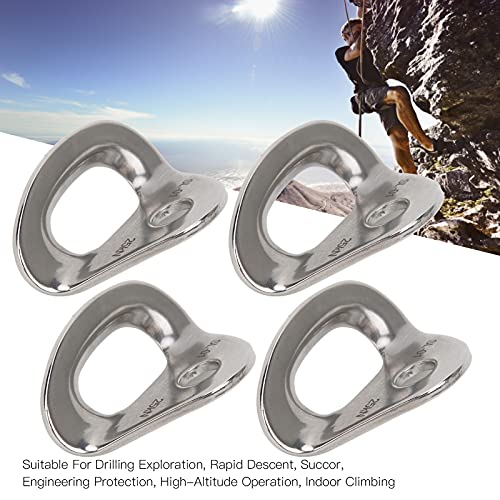 Climbing Bolts Hanger, 4PCS Climbing Anchor Bolt Stainless Steel Rock Anchor for Rappelling Aerial Work