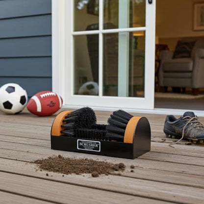 The Original Scrusher Boot & Shoe Cleaner, Durable Weather Resistant Outdoor Shoe Brush - style: Original